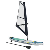 Produktbild för Uppblåsbar SUP-bräda med segel APEX 330 x 76 x 15 cm Blå för