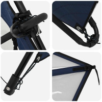 Produktbild för Uppblåsbar SUP-bräda med segel APEX 330 x 76 x 15 cm Blå för