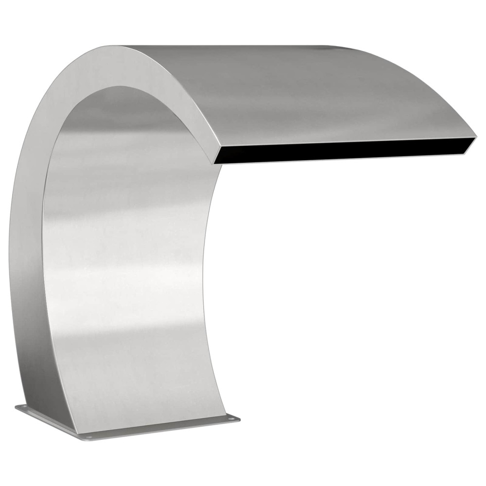 Produktbild för Pool Fontän Silver 61 x 30 x 71 cm Rostfritt stål