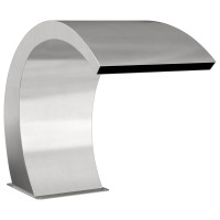 Produktbild för Pool Fontän Silver 61 x 30 x 71 cm Rostfritt stål