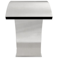 Produktbild för Pool Fontän Silver 61 x 30 x 71 cm Rostfritt stål