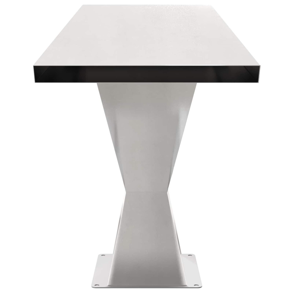 Produktbild för Pool Vattenfall Rostfritt stål 63,5 x 29 x 51 cm Silver