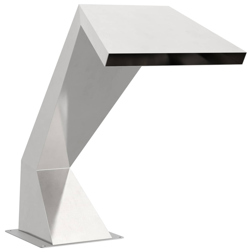 Produktbild för Poolfall med RGB LEDs Rostfritt stål 63,5 x 29 x 51 cm Silver