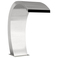 Produktbild för Pool Fontän Silver 60 x 30 x 70 cm Rostfritt stål