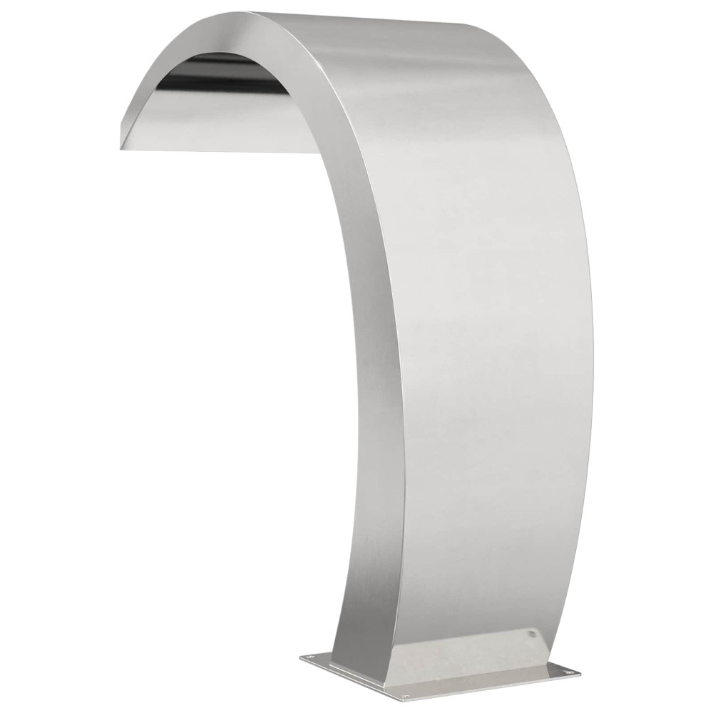 Produktbild för Pool Fontän Silver 60 x 30 x 70 cm Rostfritt stål