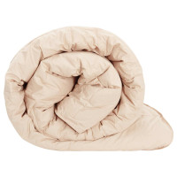 Produktbild för Vintertäcke Beige 155 x 220 cm 100% Naturlig Kapok