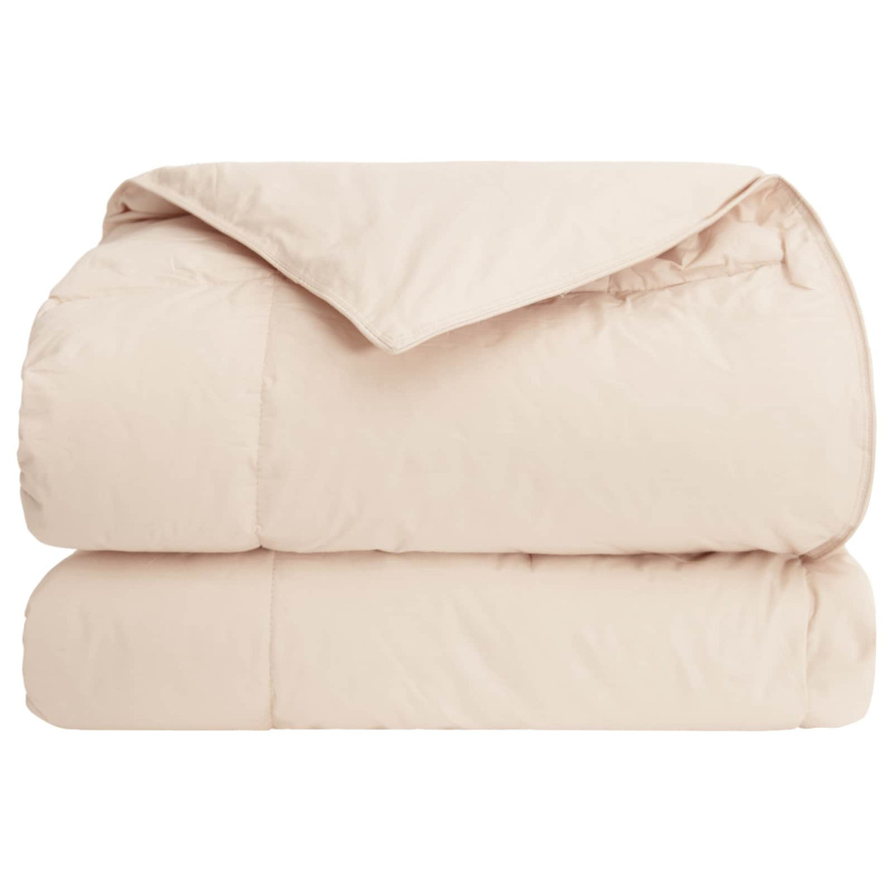 Produktbild för Vintertäcke Beige 260 x 240 cm 100% Naturlig Kapok