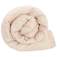 Produktbild för Duntäcke Beige 200 x 240 cm Kapokfiber