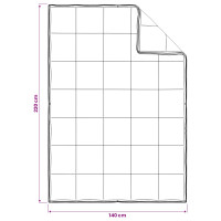 Produktbild för Duntäcke Beige 140 x 220 cm Kapokfiber