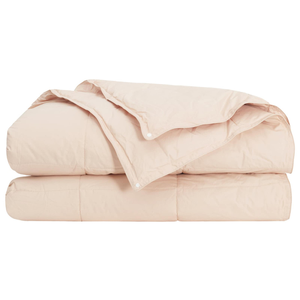 Produktbild för Duntäcke Beige 220 x 240 cm Kapokfiber