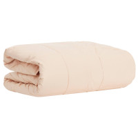 Produktbild för Duntäcke Beige 220 x 260 cm Kapokfiber