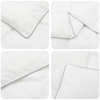 Produktbild för Duntäcke Vit 140 x 200 cm Bambufiber