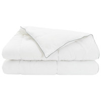 Produktbild för Full Års-Duvet Vit 135 x 200 cm Bambufiber