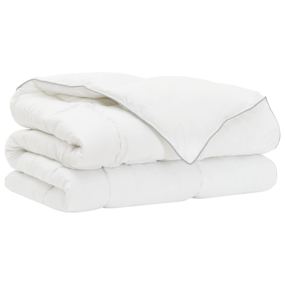 Produktbild för Full Års-Duvet Vit 140 x 220 cm Bambufiber