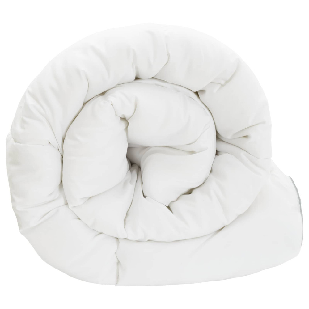 Produktbild för Full Års-Duvet Vit 140 x 220 cm Bambufiber