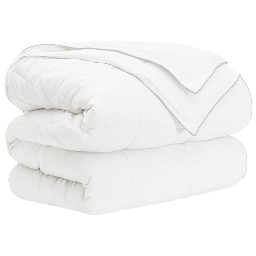 Produktbild för Full Års-Duvet Vit 135 x 200 cm Bambufiber