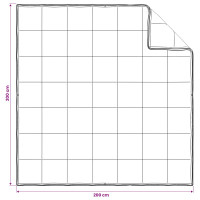 Produktbild för Full Års-Duvet Vit 200 x 200 cm Bambufiber