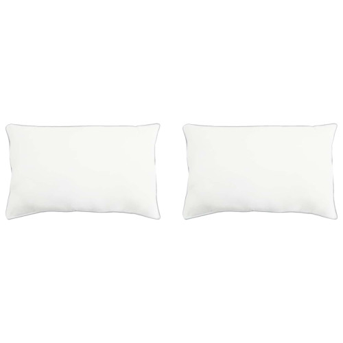 vidaXL Kudde 2 st 50 x 75 cm Bambufiber Vit
