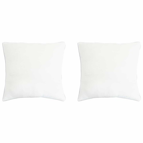 vidaXL Kudde 2 st 80 x 80 cm Bambufiber Vit