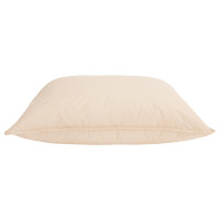 Produktbild för Kudde Beige 50 x 50 cm Kapok Fiber