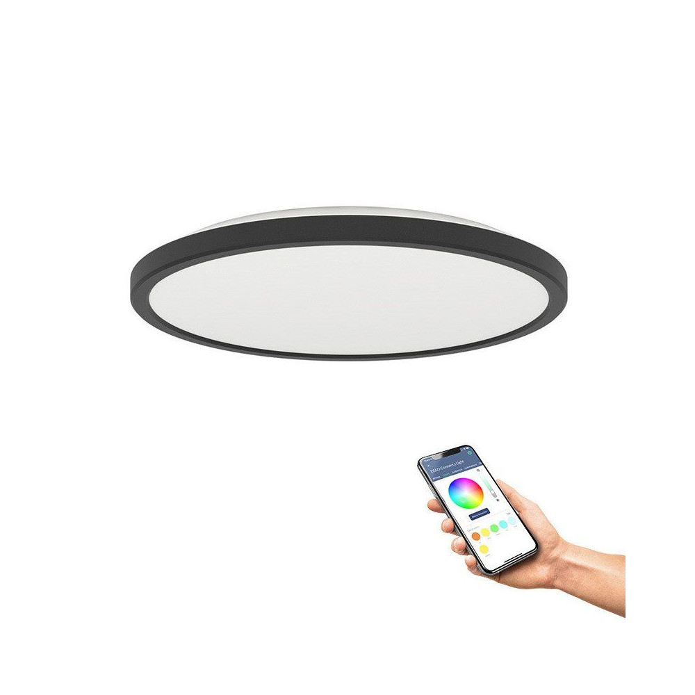 Produktbild för EGLO ROVITO-Z LOFT Ø300 RGB/CCT 14.4W 1800LM M/FJERNB. IP44...