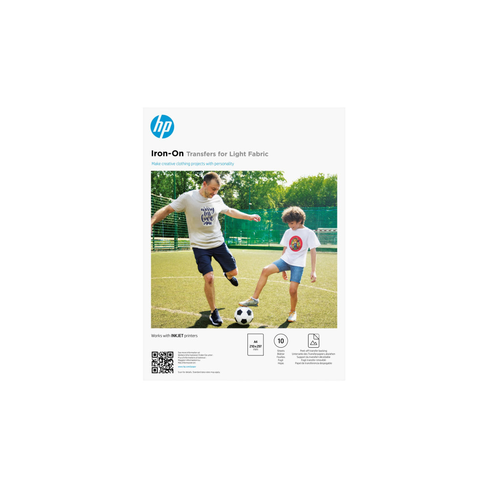 Produktbild för HP - transfertryck - 10 etikett (er) - A4