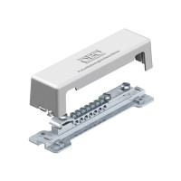 Produktbild för Potentialutjämningsskena för 7x2,5-25 mm² + 1x50 mm² + 4x30...