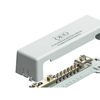 Produktbild för Potentialutjämningsskena för 7x2,5-25 mm² + 1x50 mm² + 4x30...