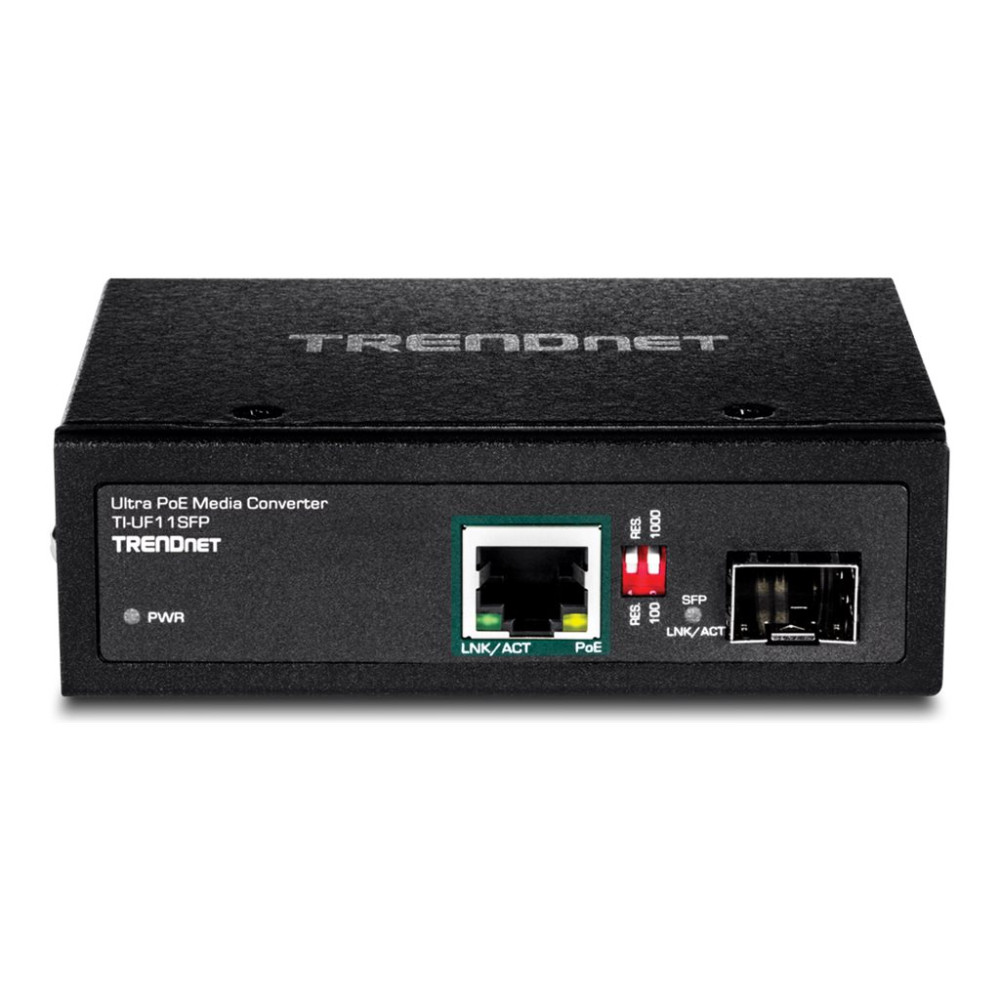 Produktbild för TRENDnet TI-UF11SFP - fibermediekonverterare - 10Mb LAN, 100Mb LAN, 1GbE - TAA-kompatibel