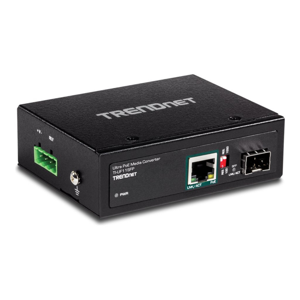 Produktbild för TRENDnet TI-UF11SFP - fibermediekonverterare - 10Mb LAN, 100Mb LAN, 1GbE - TAA-kompatibel