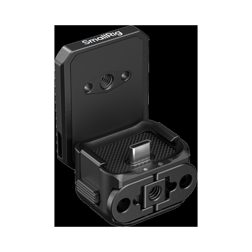 Produktbild för SmallRig 6359 Attachable Quick Release Backplate Mount Support with USB-C Port for DJI Osmo Pocket 4