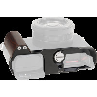 Produktbild för SmallRig 5942 L-Shaped Mount Plate with Wooden Handle for Panasonic LUMIX L10 Black