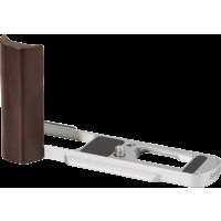 Produktbild för SmallRig 5943 L-Shaped Mount Plate with Wooden Handle for Panasonic LUMIX L10 Silver