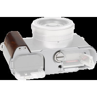 Produktbild för SmallRig 5943 L-Shaped Mount Plate with Wooden Handle for Panasonic LUMIX L10 Silver