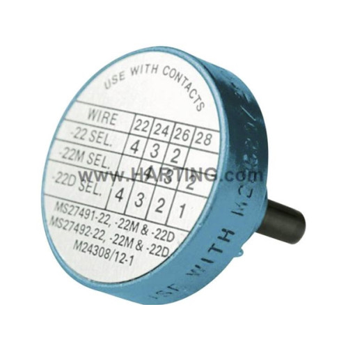 Harting Harting positioneringshylsa 09 99 000 0531 blå, 1 st (09 99...