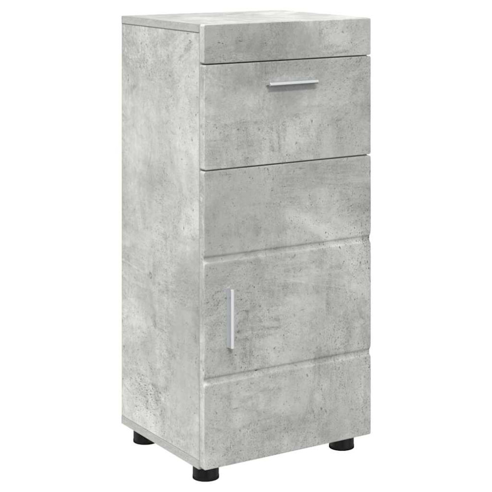 Produktbild för Badrumsmöbelset TULUM 5 pcs Betonggrå 60 x 34 x 63 cm