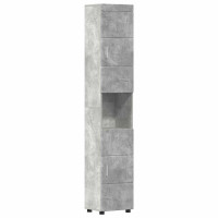 Produktbild för Badrumsmöbelset TULUM 5 pcs Betonggrå 60 x 34 x 63 cm