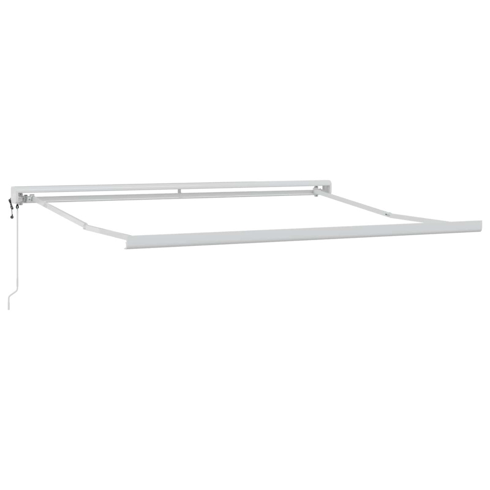 Produktbild för Utdragbar markis Taupe 300 x 250 cm Tyg och Metall