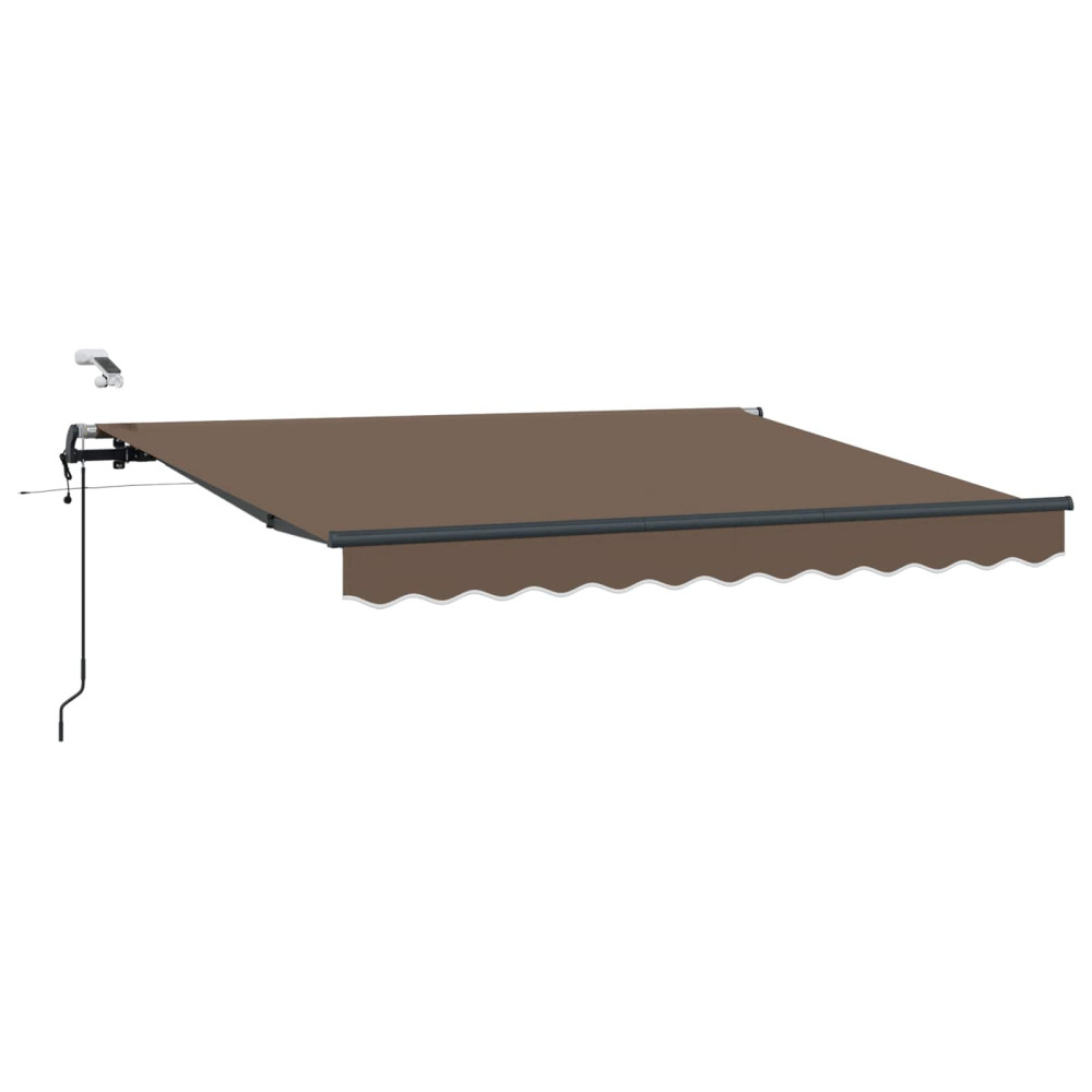 Produktbild för Markis tyg Taupe 350 x 250 cm Polyester