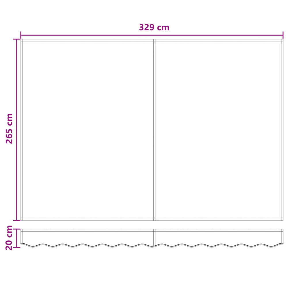 Produktbild för Manuell utdragbar markis med LED-lampor Taupe