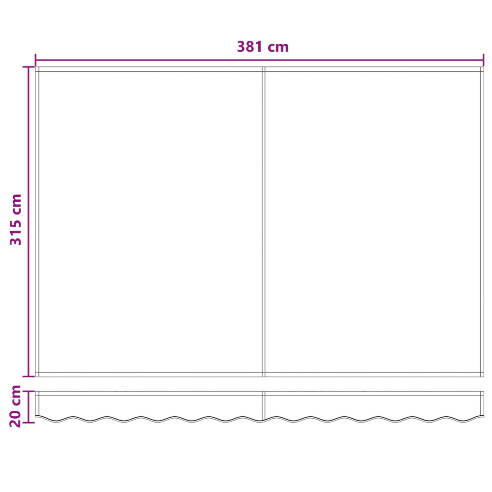 Produktbild för Manuell utdragbar markis med LED-lampor Taupe