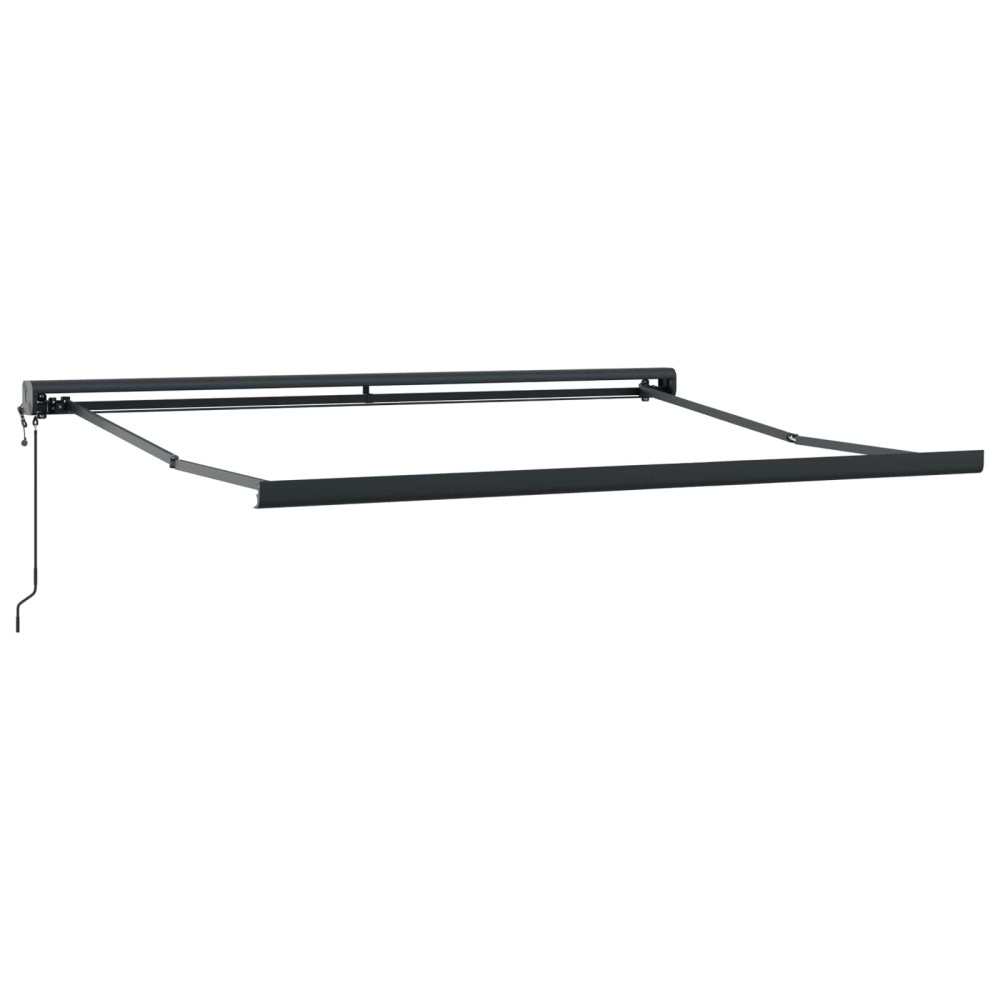 Produktbild för Utdragbar markis Taupe 400 × 300 cm Tyg och Metall