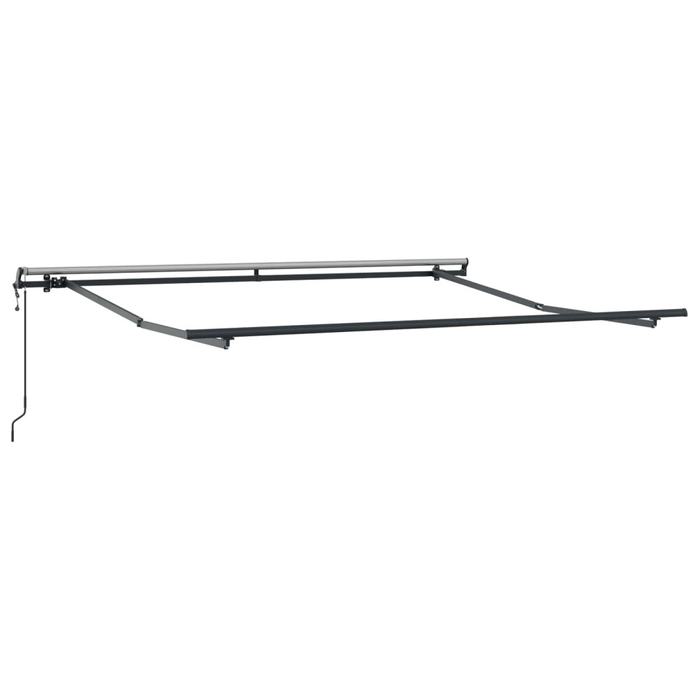 Produktbild för Utdragbar markis Taupe 500 × 350 cm Duk och Aluminium