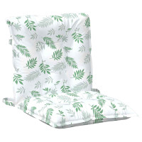 Produktbild för Utomhuskudde 2 pcs Fint lövmönster 100 x 50 x 7 cm Tyg