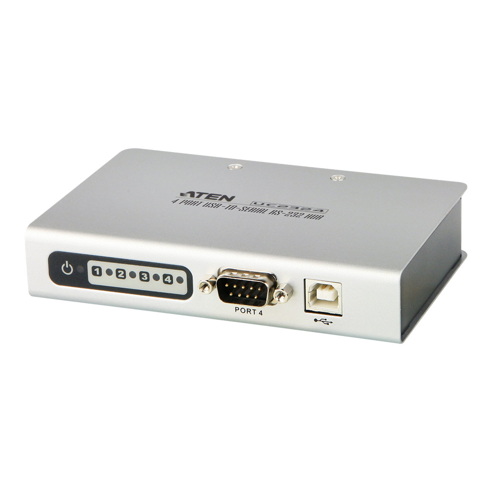 Produktbild för ATEN UC2324 - seriell adapter - USB - RS-232 x 4