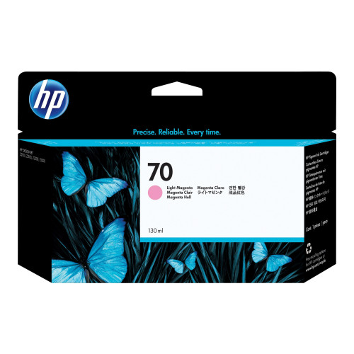 Hewlett Packard Enterprise HP 70 - ljus magenta - original - DesignJet - bläckpatron