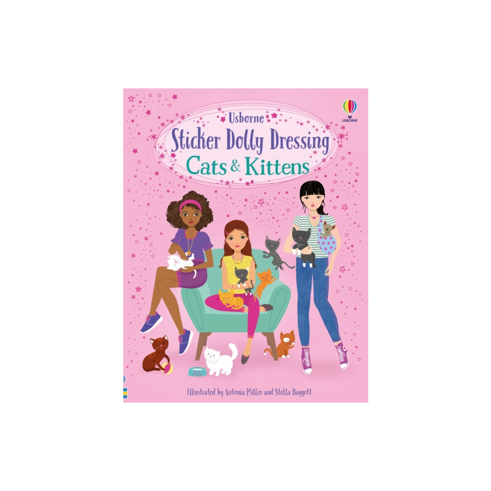Produktbild för Sticker Dolly Dressing Cats and Kittens (häftad, eng)