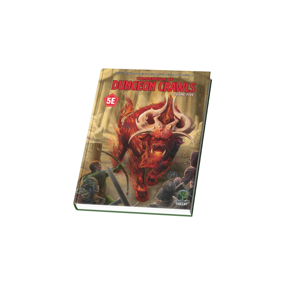 Produktbild för Compendium of Dungeon Crawls #5: A Collection of Quests (inbunden, eng)