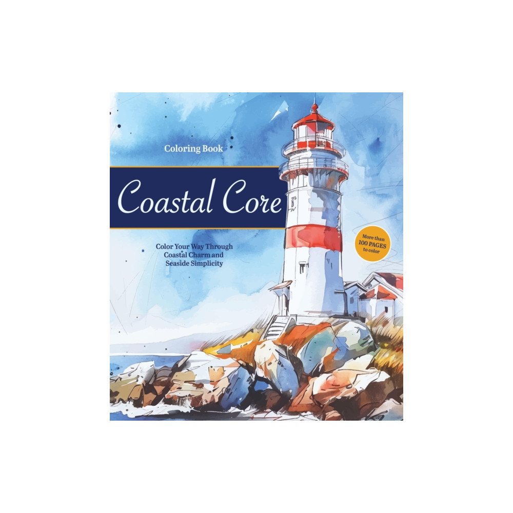 Produktbild för Coastal Charm Coloring Book (häftad, eng)