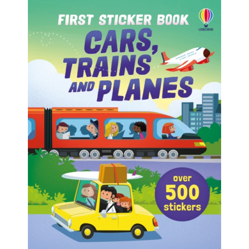 Usborne Publishing Ltd First Sticker Book Cars, Trains and Planes (häftad, eng)